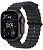 Apple Watch Ultra 3 49mm Black Titanium Case with Ocean Band Black
