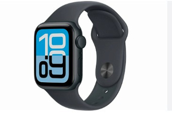 Apple Watch SE 3 40mm Black Sport Band L-M